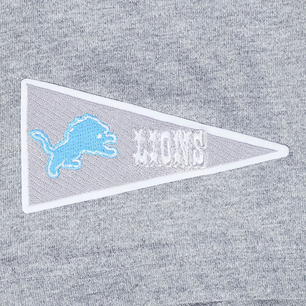 NFL DETROIT LIONS BEST OF T-SHIRT EN JERSEY DE COTON À ÉPAULES TOMBANTES POUR HOMME (GRIS CHINÉ FONCÉ)