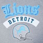 NFL DETROIT LIONS BEST OF T-SHIRT EN JERSEY DE COTON À ÉPAULES TOMBANTES POUR HOMME (GRIS CHINÉ FONCÉ)