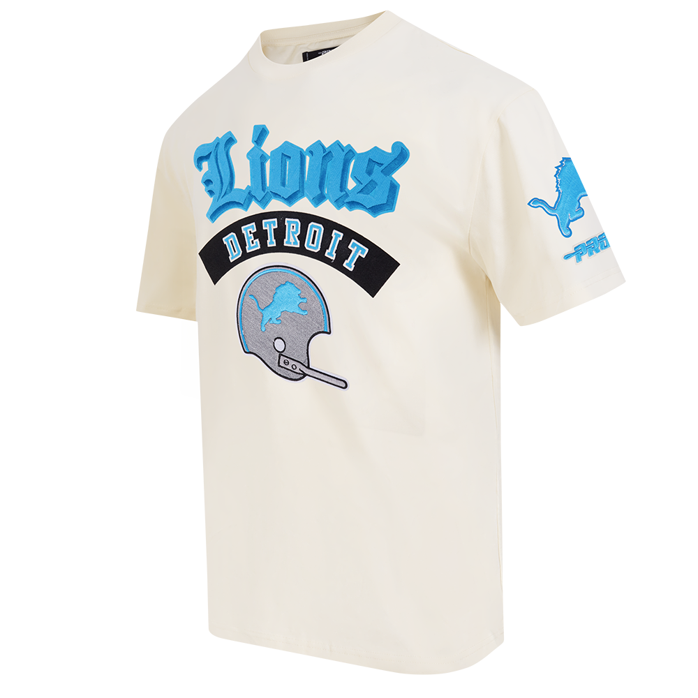 NFL DETROIT LIONS BEST OF T-SHIRT EN JERSEY DE COTON À ÉPAULES TOMBANTES POUR HOMME (COQUILLE D'ŒUF)