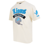 NFL DETROIT LIONS BEST OF T-SHIRT EN JERSEY DE COTON À ÉPAULES TOMBANTES POUR HOMME (COQUILLE D'ŒUF)