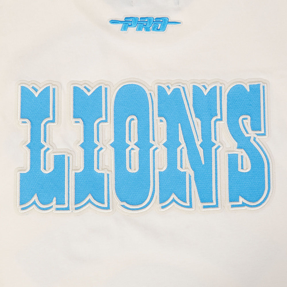 NFL DETROIT LIONS BEST OF T-SHIRT EN JERSEY DE COTON À ÉPAULES TOMBANTES POUR HOMME (COQUILLE D'ŒUF)