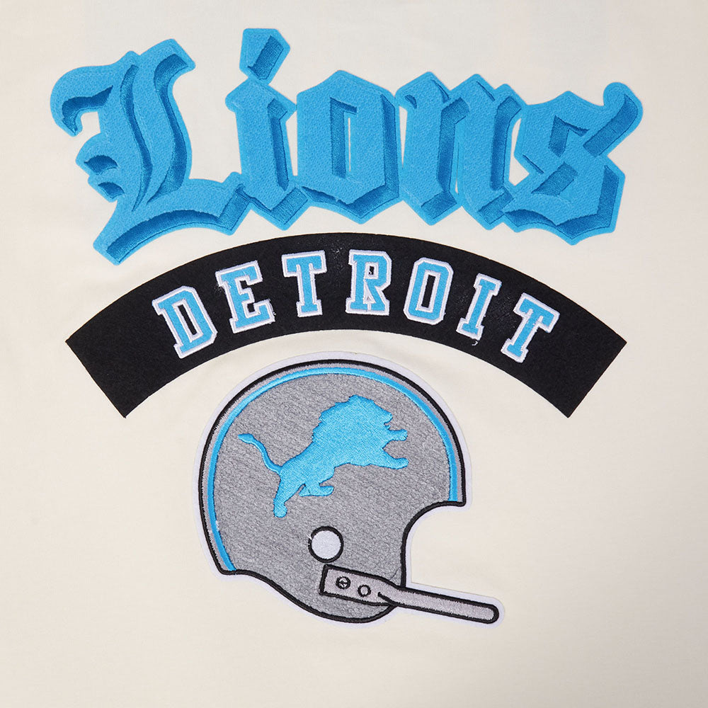 NFL DETROIT LIONS BEST OF T-SHIRT EN JERSEY DE COTON À ÉPAULES TOMBANTES POUR HOMME (COQUILLE D'ŒUF)