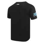 NFL DETROIT LIONS REBEL ATHLETICS T-SHIRT EN JERSEY SIMPLE À LOGO EMPILÉ POUR HOMME (NOIR)