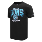 NFL DETROIT LIONS TEAM BADGE MEN'S SJ TEE (BLACK)