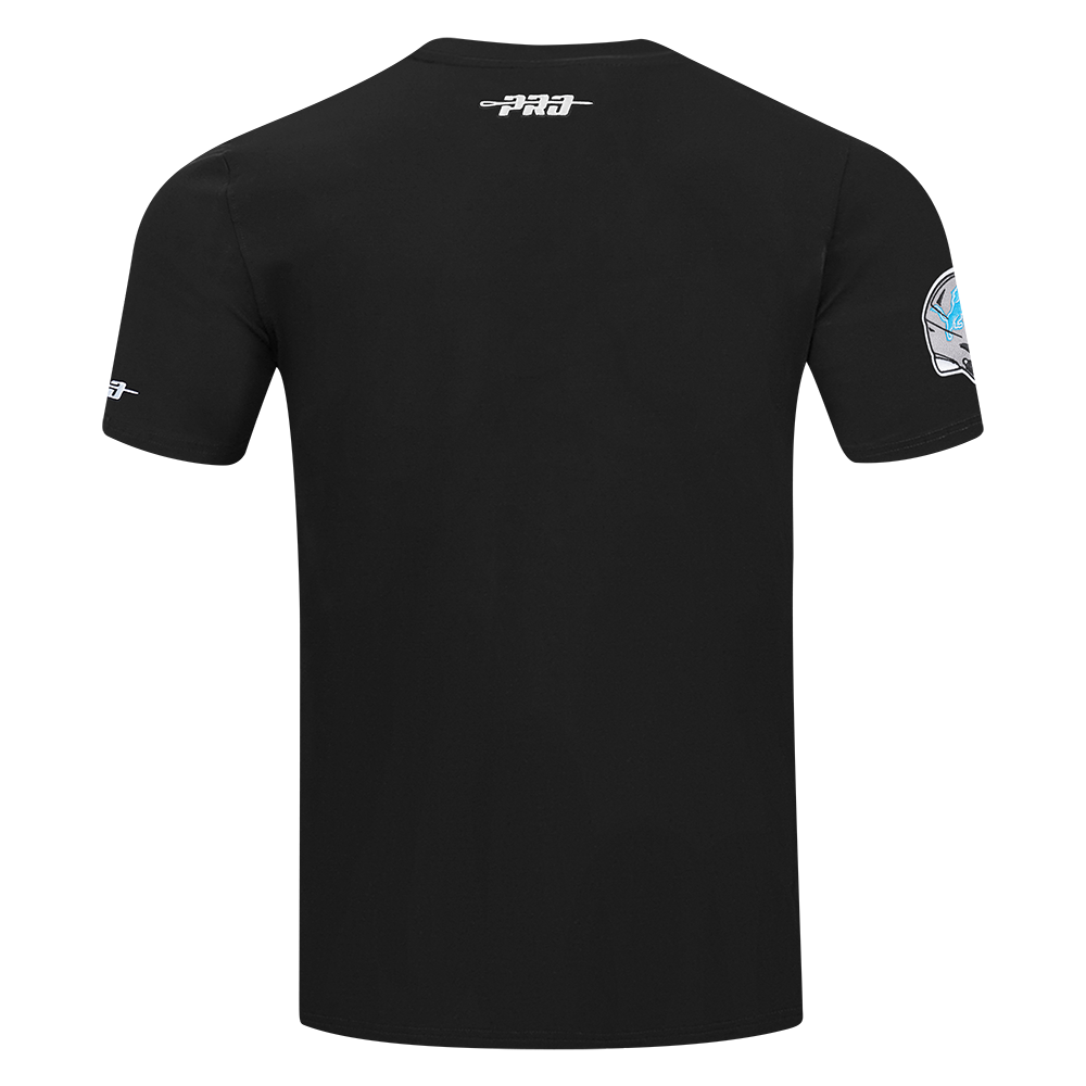 NFL DETROIT LIONS TEAM BADGE MEN'S SJ TEE (BLACK)