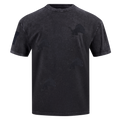 NFL DETROIT LIONS WASHED VANGUARD T-SHIRT À MANCHES COURTES POUR HOMME (NOIR DÉLAVÉ)