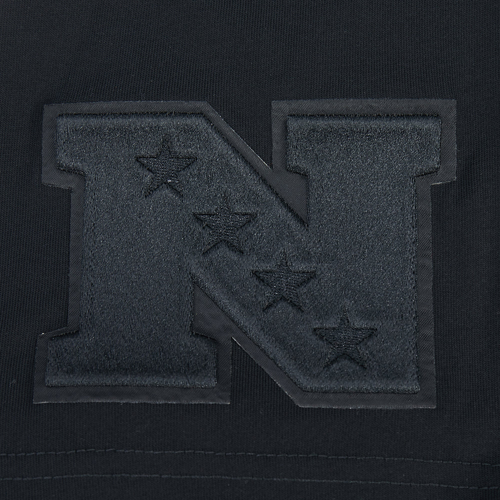 NFL DETROIT LIONS BLACKOUT MEN'S CJ DROP SHOULDER TEE (BLACK)
