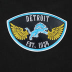 NFL DETROIT LIONS BORN FOR SPORT MEN'S SJ TEE (BLACK)