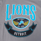 NFL DETROIT LIONS BORN FOR SPORT MEN'S SJ TEE (Gray)
