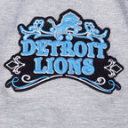 NFL DETROIT LIONS REBEL ATHLETICS T-SHIRT EN JERSEY SIMPLE POUR HOMME (GRIS CHINÉ)