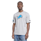 NFL DETROIT LIONS REBEL ATHLETICS T-SHIRT EN JERSEY SIMPLE POUR HOMME (GRIS CHINÉ)