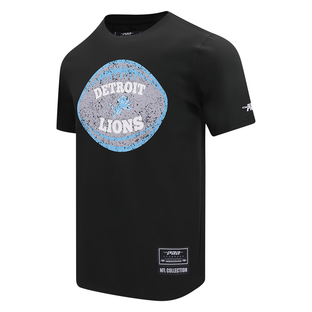 NFL DETROIT LIONS MEN'S S/S TEE (BLACK)