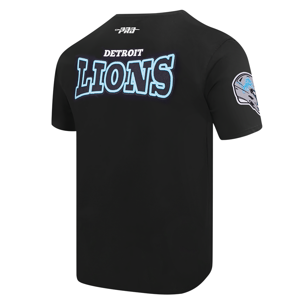 NFL DETROIT LIONS MEN'S S/S TEE (BLACK)