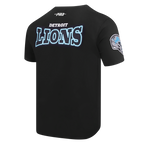 NFL DETROIT LIONS MEN'S S/S TEE (BLACK)