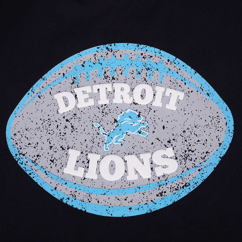 NFL DETROIT LIONS MEN'S S/S TEE (BLACK)