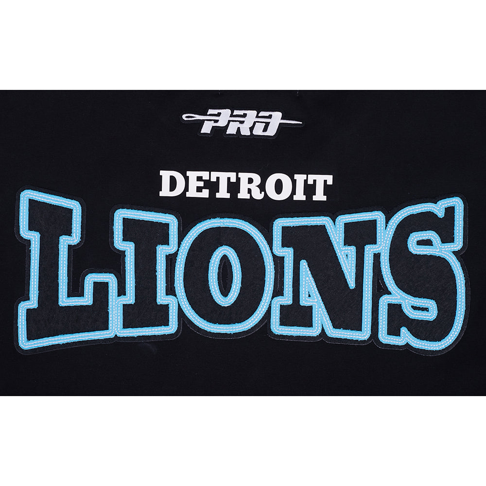 NFL DETROIT LIONS MEN'S S/S TEE (BLACK)