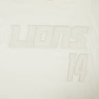 NFL DETROIT LIONS AMON RA ST. BROWN #14 NEUTRAL PNN MEN'S S/S TEE (EGGSHELL)