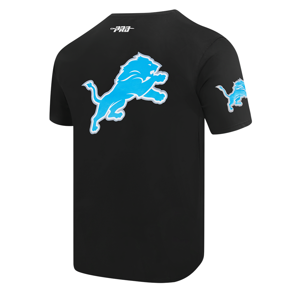 NFL DETROIT LIONS AIDAN HUTCHINSON #97 CLASSIC PNN T-SHIRT EN JERSEY SIMPLE POUR HOMME (NOIR)