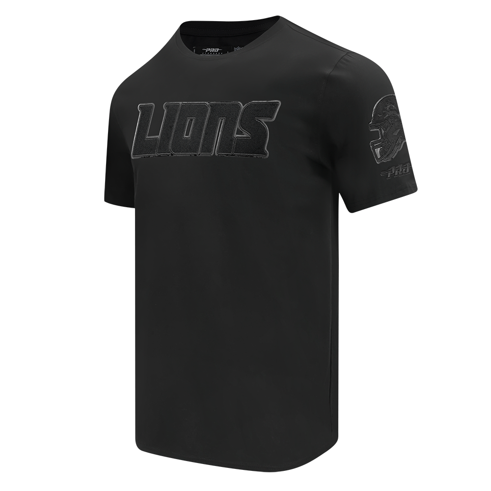 NFL DETROIT LIONS TRIPLE BLACK CHEMISE POUR HOMME (NOIR)
