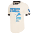 NFL DETROIT LIONS RETRO CLASSIC MEN'S TEE (EGGSHELL/ BLACK)