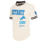 NFL DETROIT LIONS RETRO CLASSIC MEN'S TEE (EGGSHELL/ BLACK)