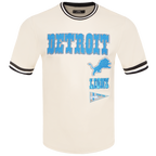 NFL DETROIT LIONS RETRO CLASSIC MEN'S TEE (EGGSHELL/ BLACK)