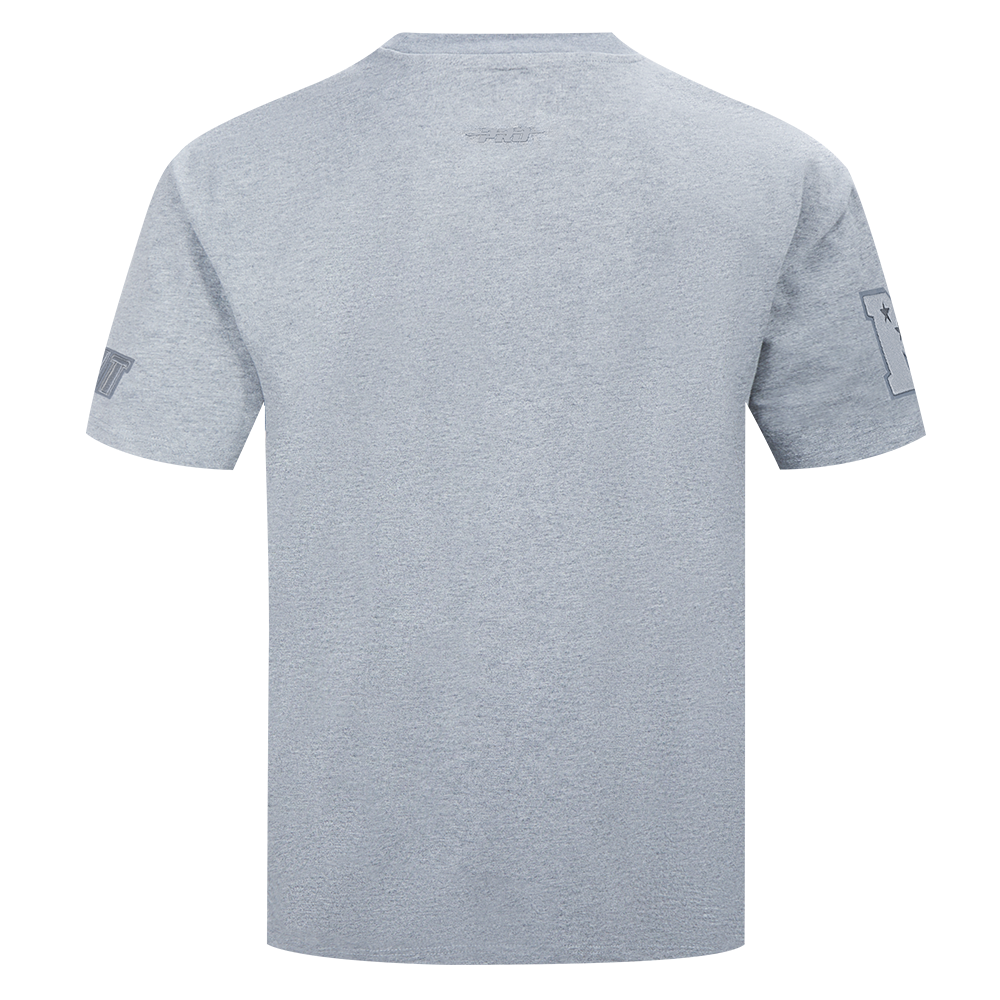 NFL DETROIT LIONS NEUTRAL MEN'S DROP SHOULDER TEE (DARK HEATHER GRAY)
