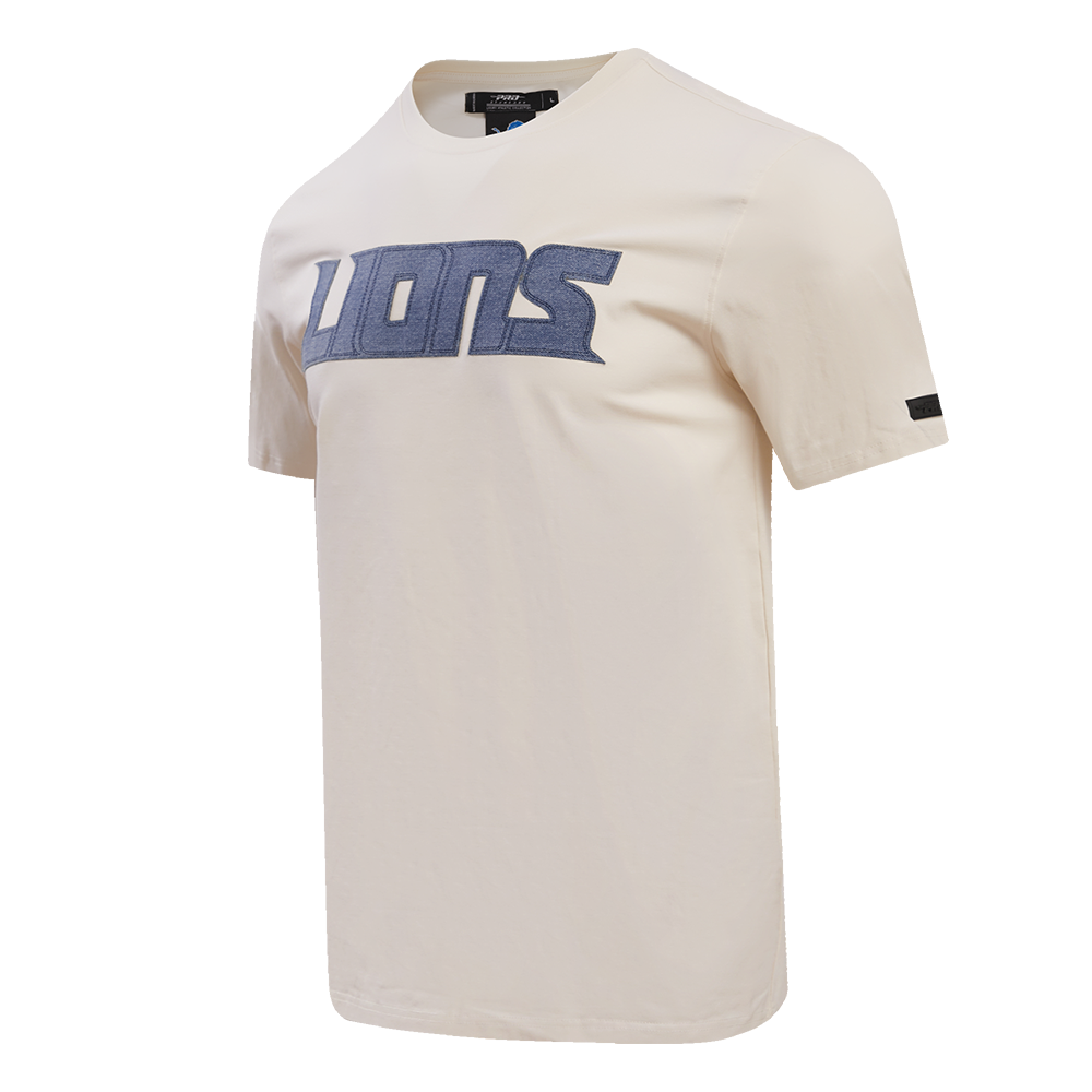 NFL DETROIT LIONS VARSITY BLUES MEN'S TEE (LINEN)