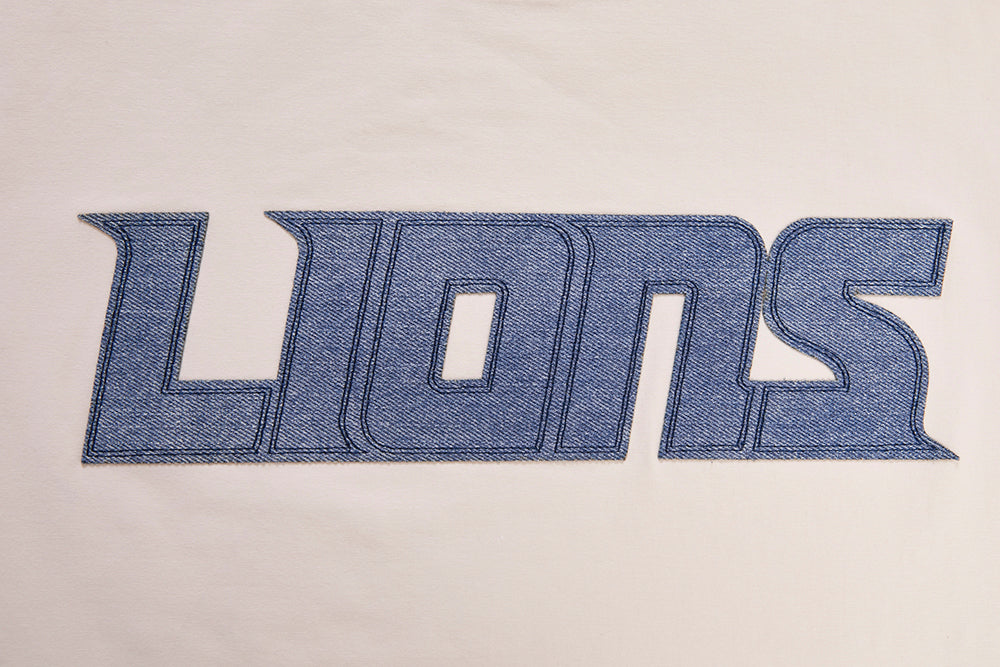 NFL DETROIT LIONS VARSITY BLUES MEN'S TEE (LINEN)