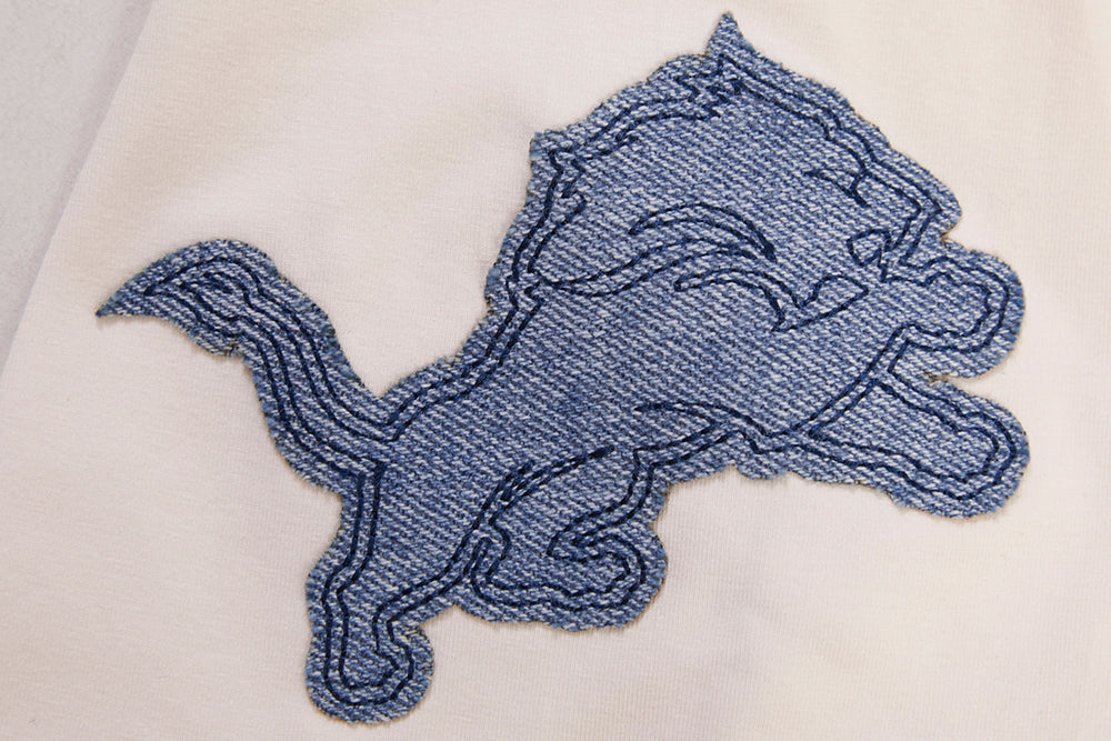 NFL DETROIT LIONS VARSITY BLUES MEN'S TEE (LINEN)