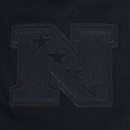 NFL DETROIT LIONS BLACKOUT MEN'S DROP SHOULDER LS TEE (BLACK)