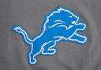 NFL DETROIT LIONS CLASSIC CHENILLE SHORT EN MAILLE DOUBLE POUR HOMME (GRIS)