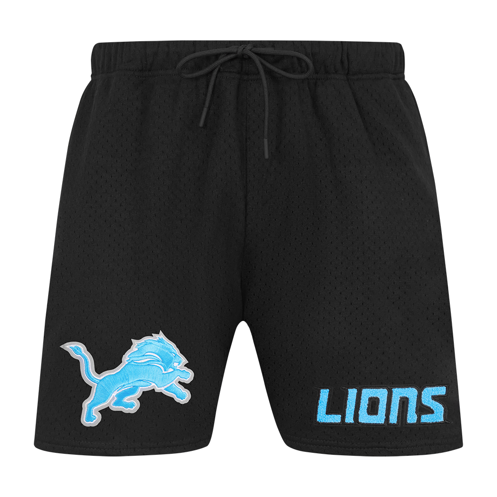 NFL DETROIT LIONS SOUVENIR SHORT EN FILET POUR HOMME (NOIR)