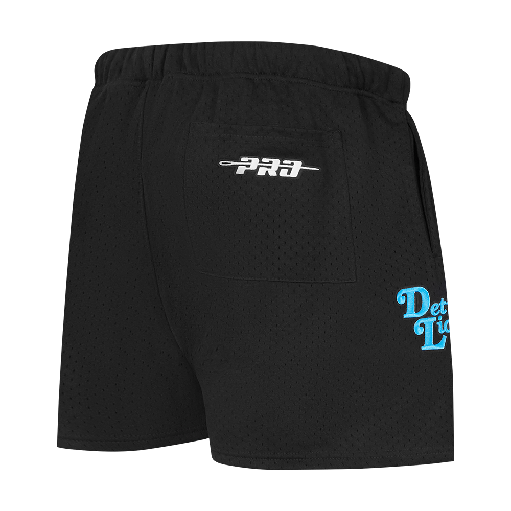 NFL DETROIT LIONS SOUVENIR SHORT EN FILET POUR HOMME (NOIR)