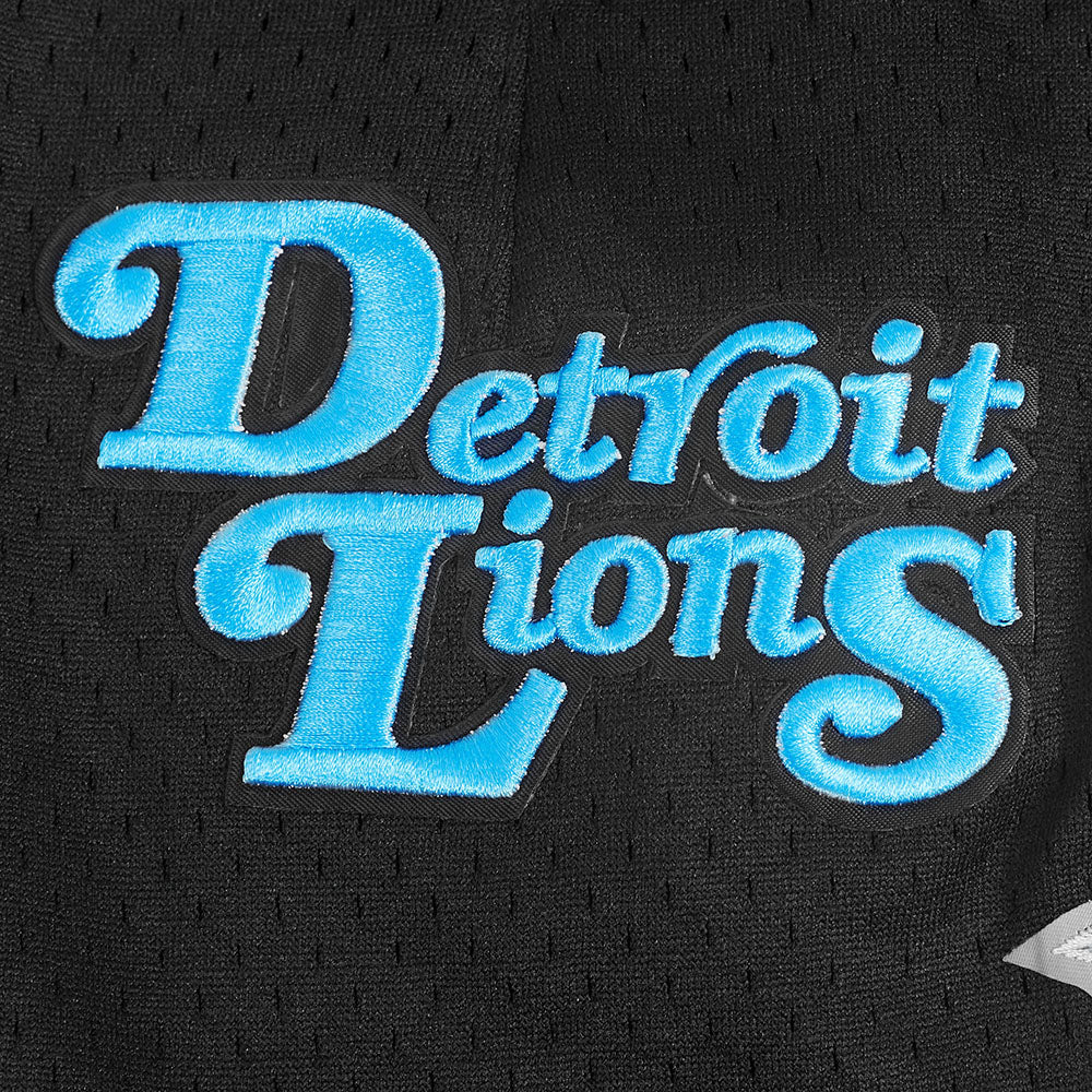 NFL DETROIT LIONS SOUVENIR SHORT EN FILET POUR HOMME (NOIR)