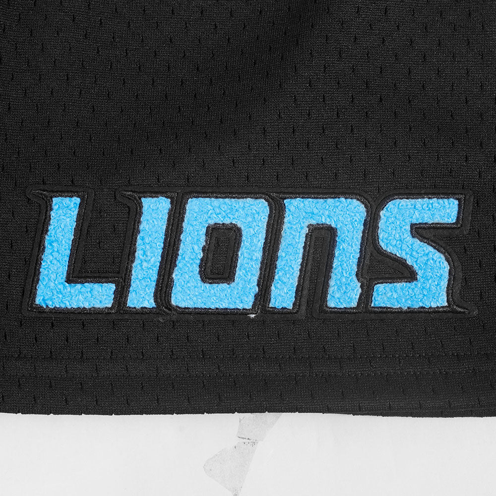NFL DETROIT LIONS SOUVENIR SHORT EN FILET POUR HOMME (NOIR)