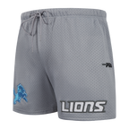 NFL DETROIT LIONS SOUVENIR MEN'S MESH SHORT (GRAY)