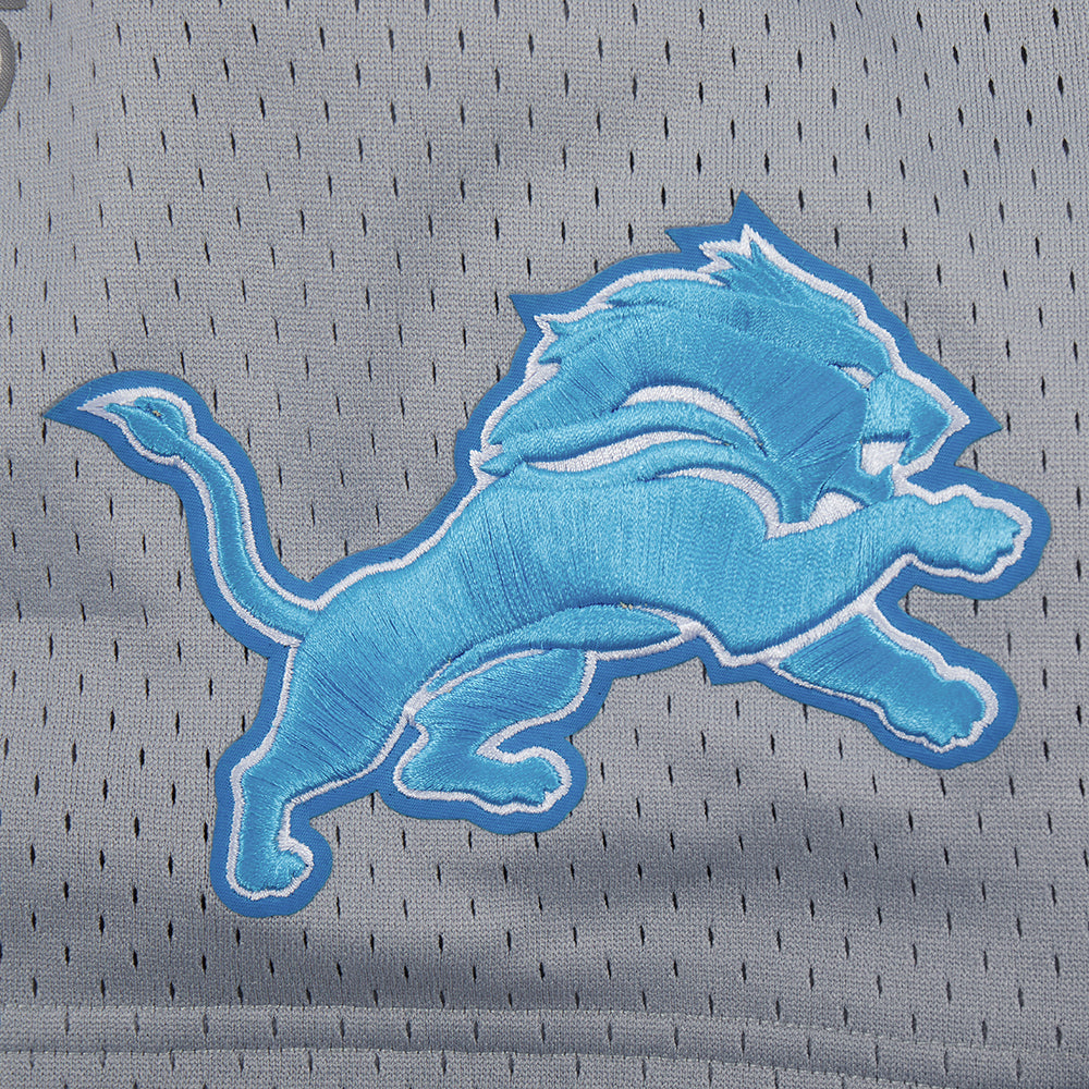 NFL DETROIT LIONS SOUVENIR MEN'S MESH SHORT (GRAY)