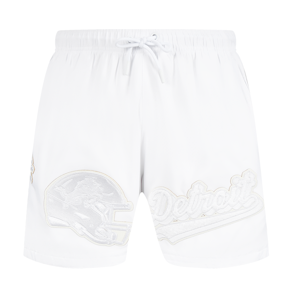 NFL DETROIT LIONS WHITE OUT SHORT TISSÉ POUR HOMME (BLANC)