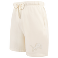 NFL DETROIT LIONS NEUTRAL MEN'S SHORT (EGGSHELL)