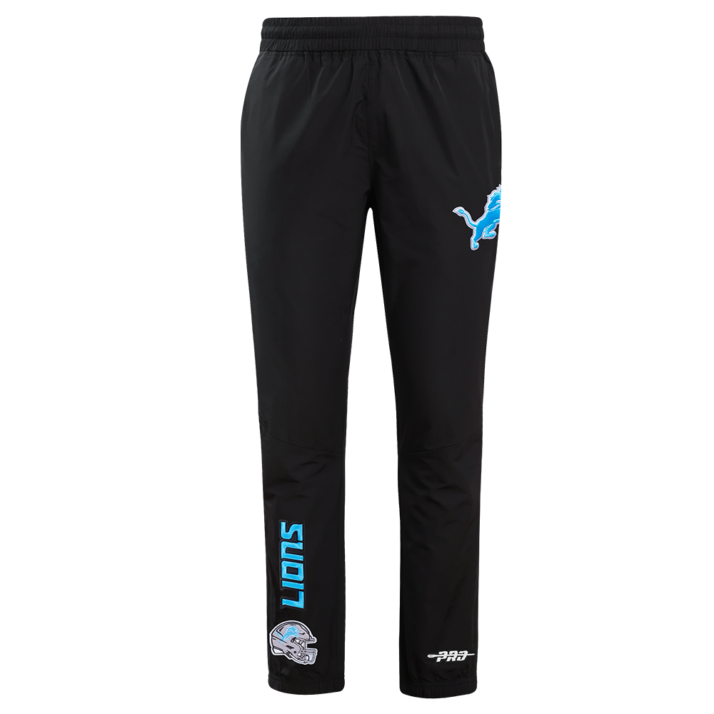 NFL DETROIT LIONS CLASSIC WIND SUIT PANTALON TISSÉ POUR HOMME (NOIR)