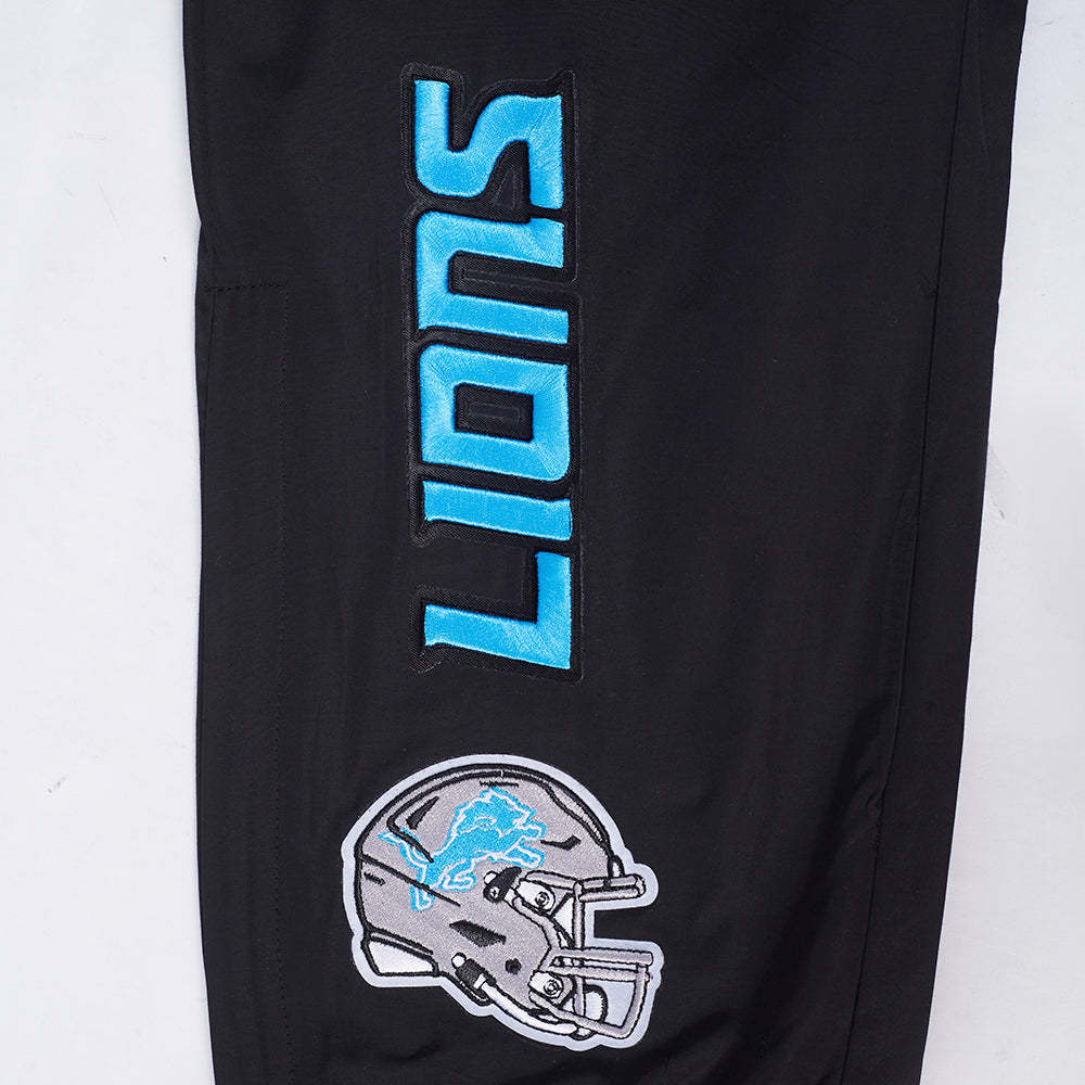 NFL DETROIT LIONS CLASSIC WIND SUIT PANTALON TISSÉ POUR HOMME (NOIR)