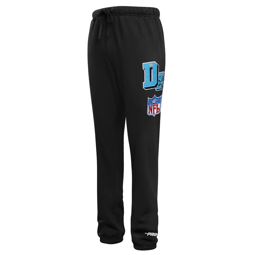 NFL DETROIT LIONS BEST OF MEN'S FLC SWEATPANT (BLACK)