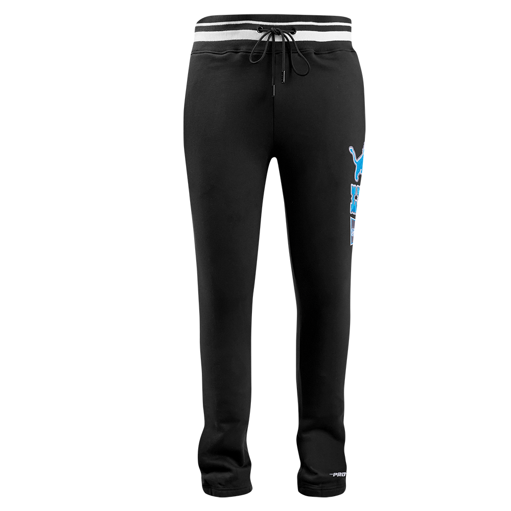 NFL DETROIT LIONS RETRO CLASSIC MEN'S SWEATPANT (BLACK)