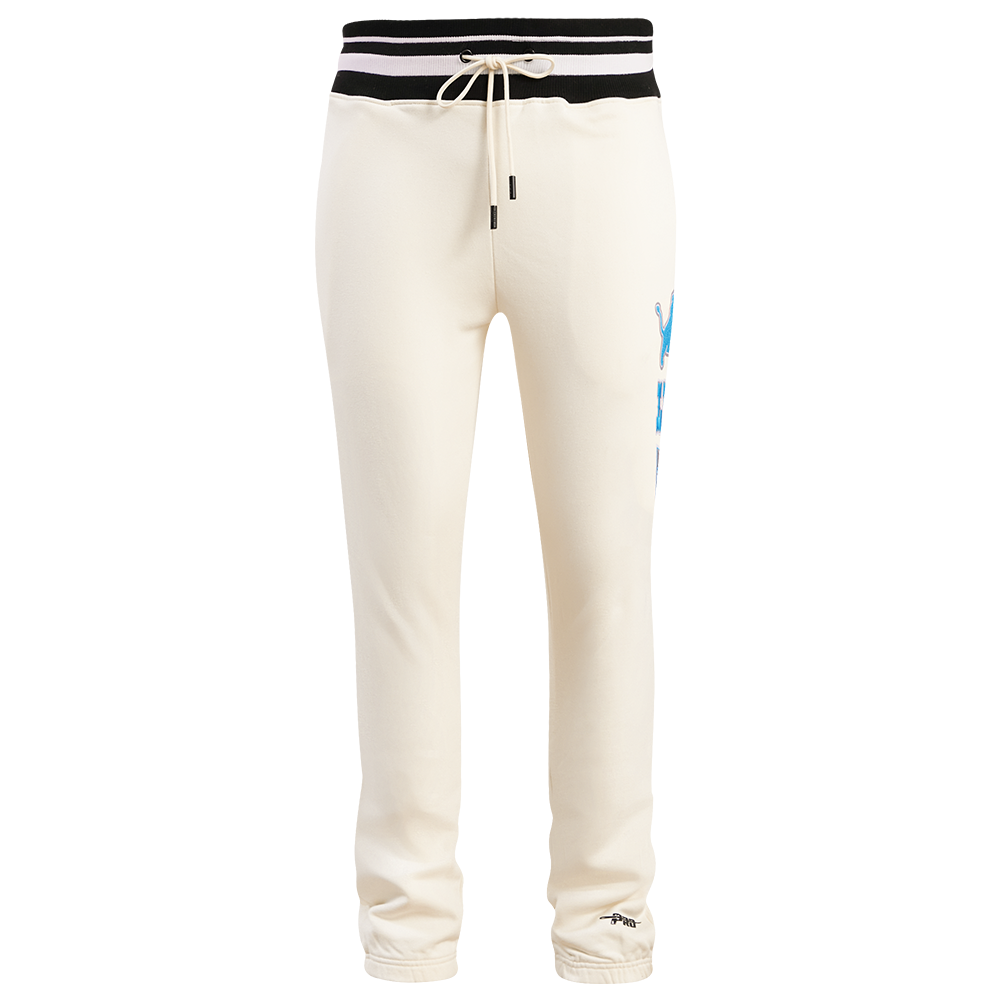 NFL DETROIT LIONS RETRO CLASSIC MEN'S SWEATPANT (EGGSHELL/ BLACK)