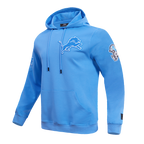 NFL DETROIT LIONS CLASSIC CHENILLE MEN'S PO HOODIE (UNIVERSITY BLUE)