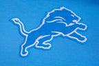 NFL DETROIT LIONS CLASSIC CHENILLE MEN'S PO HOODIE (UNIVERSITY BLUE)