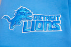 NFL DETROIT LIONS CLASSIC CHENILLE MEN'S PO HOODIE (UNIVERSITY BLUE)