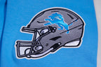 NFL DETROIT LIONS CLASSIC CHENILLE MEN'S PO HOODIE (UNIVERSITY BLUE)