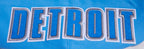 NFL DETROIT LIONS CLASSIC CHENILLE MEN'S PO HOODIE (UNIVERSITY BLUE)